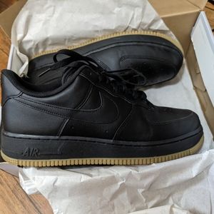 Mike Air Force 1 '07 Black/Gum Light Brown